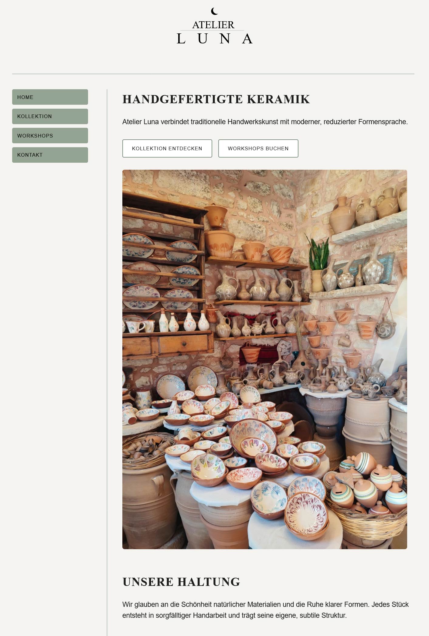 Atelier Luna Website