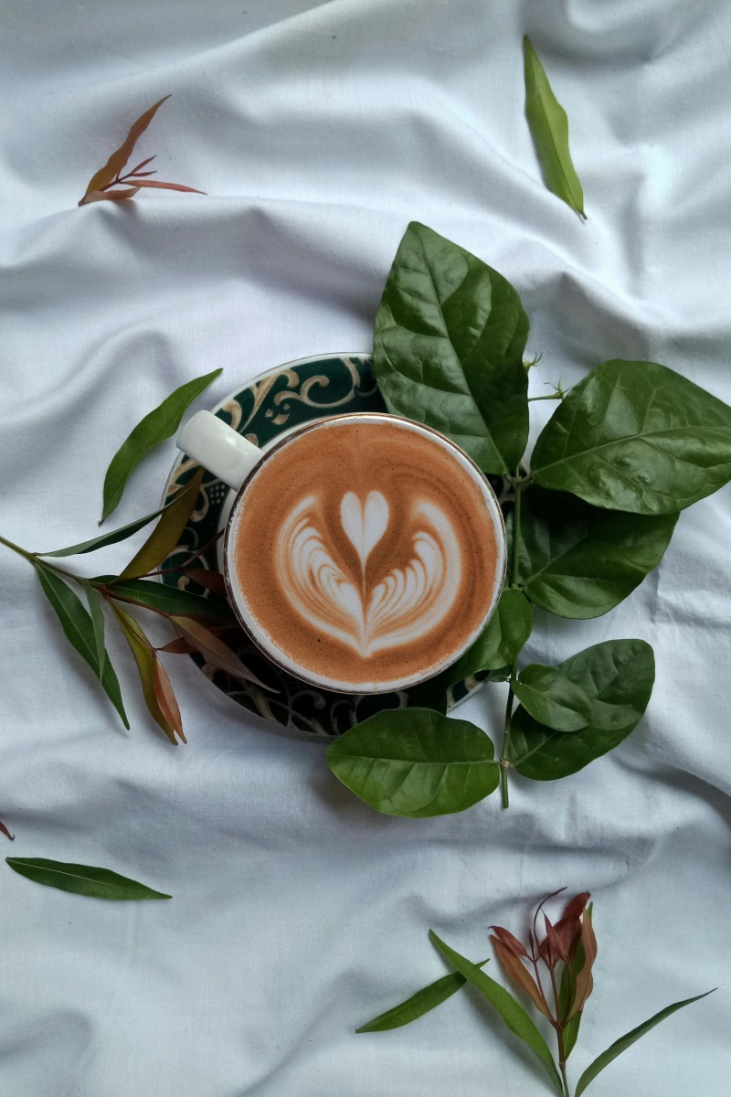 Latte Art Kaffee